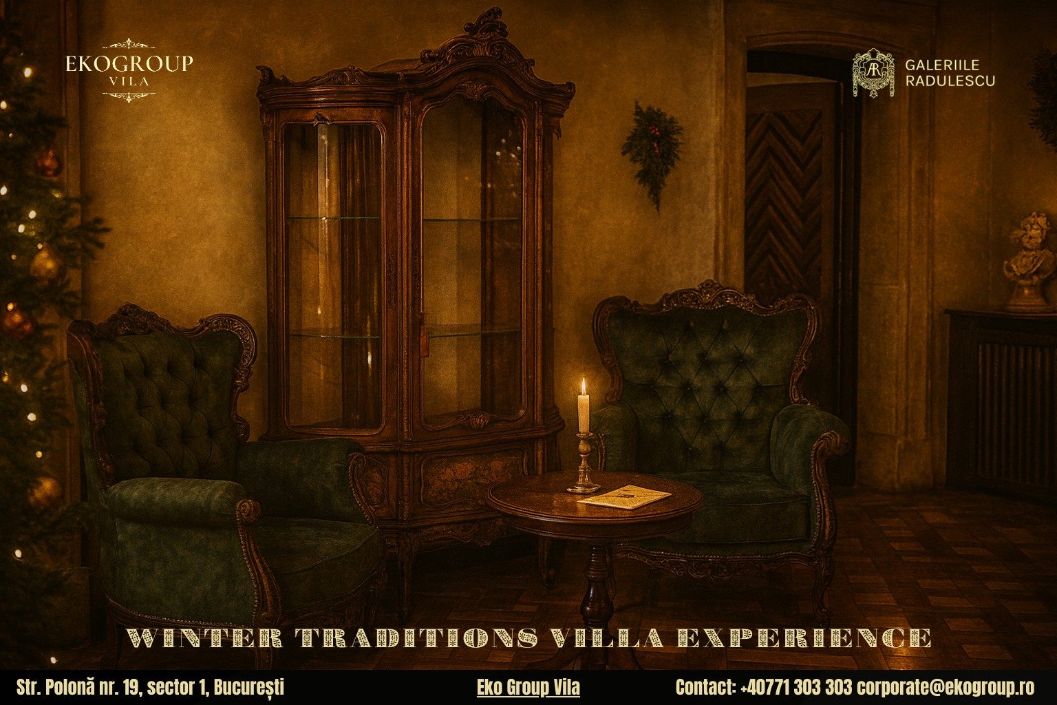 Crăciunul în România interbelică: o evocare a sărbătorilor de iarnă din anii ’30 la Eko Group Vila 6 Crăciunul în România interbelică: o evocare a sărbătorilor de iarnă din anii ’30 la Eko Group Vila